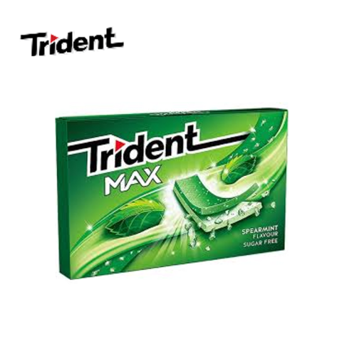 TRIDENT MAX SLAB SPEARMINT - CAIXA 12 UNIDADES 