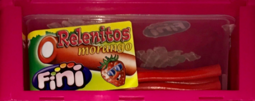 RELENITOS MORANGO FINI CAIXA 200 UNIDADES  