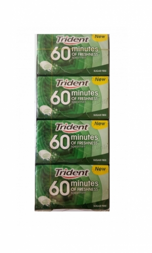 TRIDENT SPEARMINT 60 MINUTOS - CAIXA 16 UNIDADES 